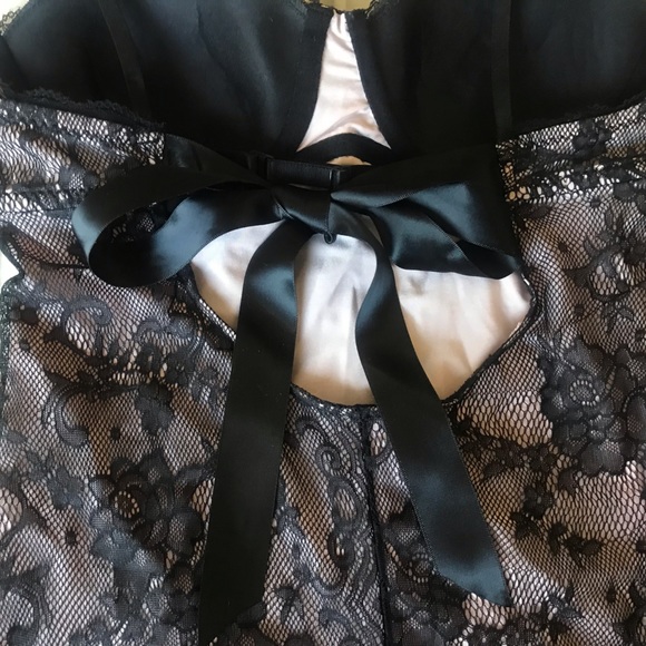 Black + Pink Lace Babydoll - NWOT - Picture 6 of 10